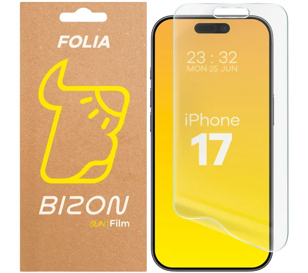 Bizon matowa Film Sun do iPhone 17