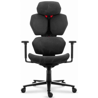 Fotel HELL'S CHAIR HC- 1010 Czarny