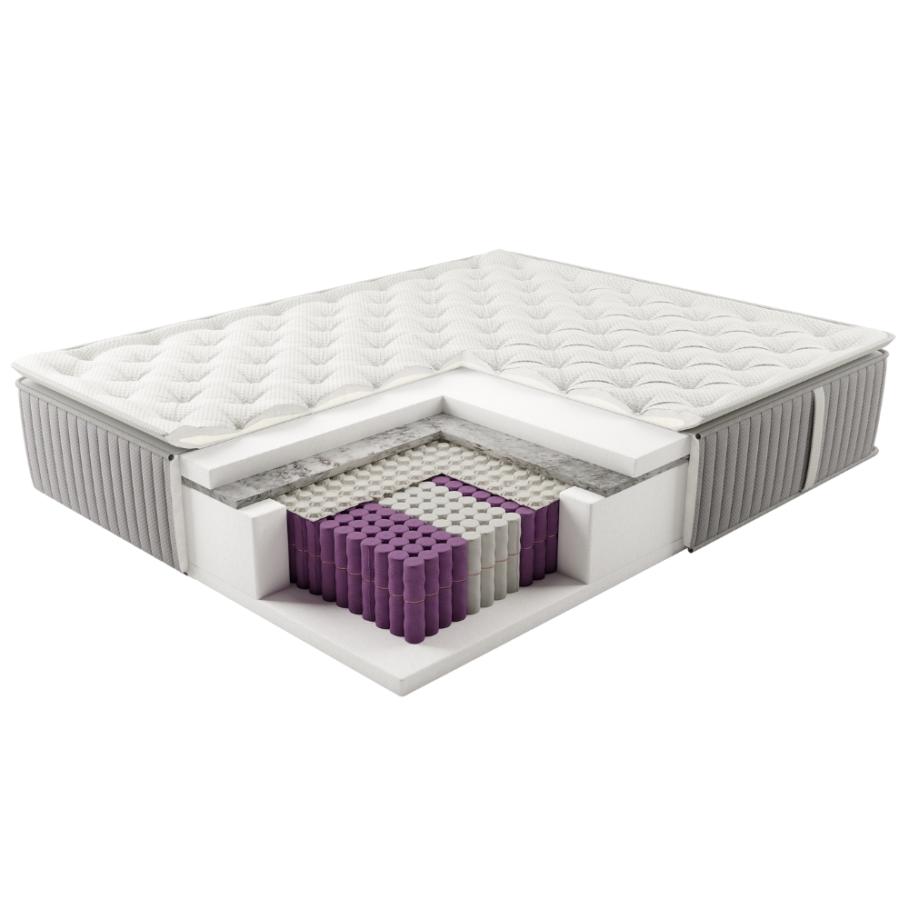 Materac DeLuxe Edition by Hilding Otello Glamour 120x200 sprężynowy twardy H4