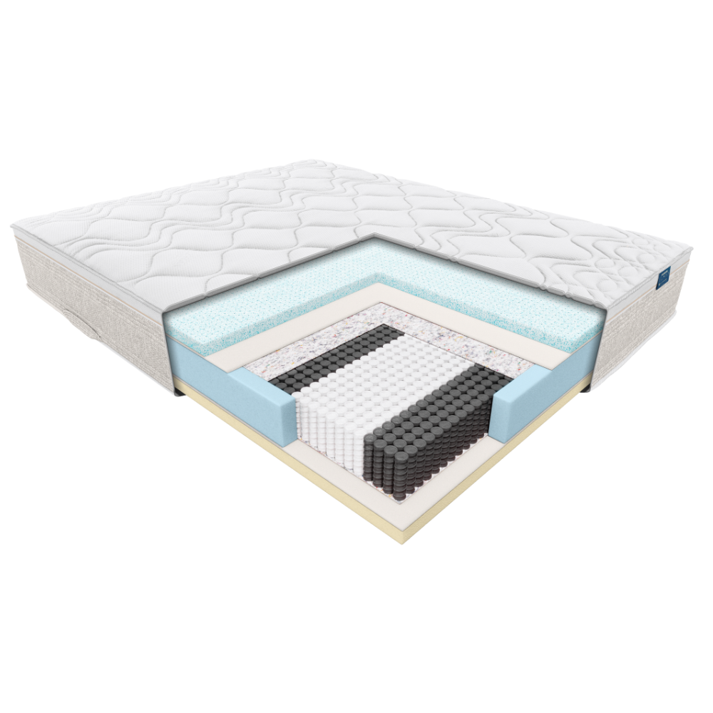 Materac Janpol Nolli Adaptive Grey 140x200