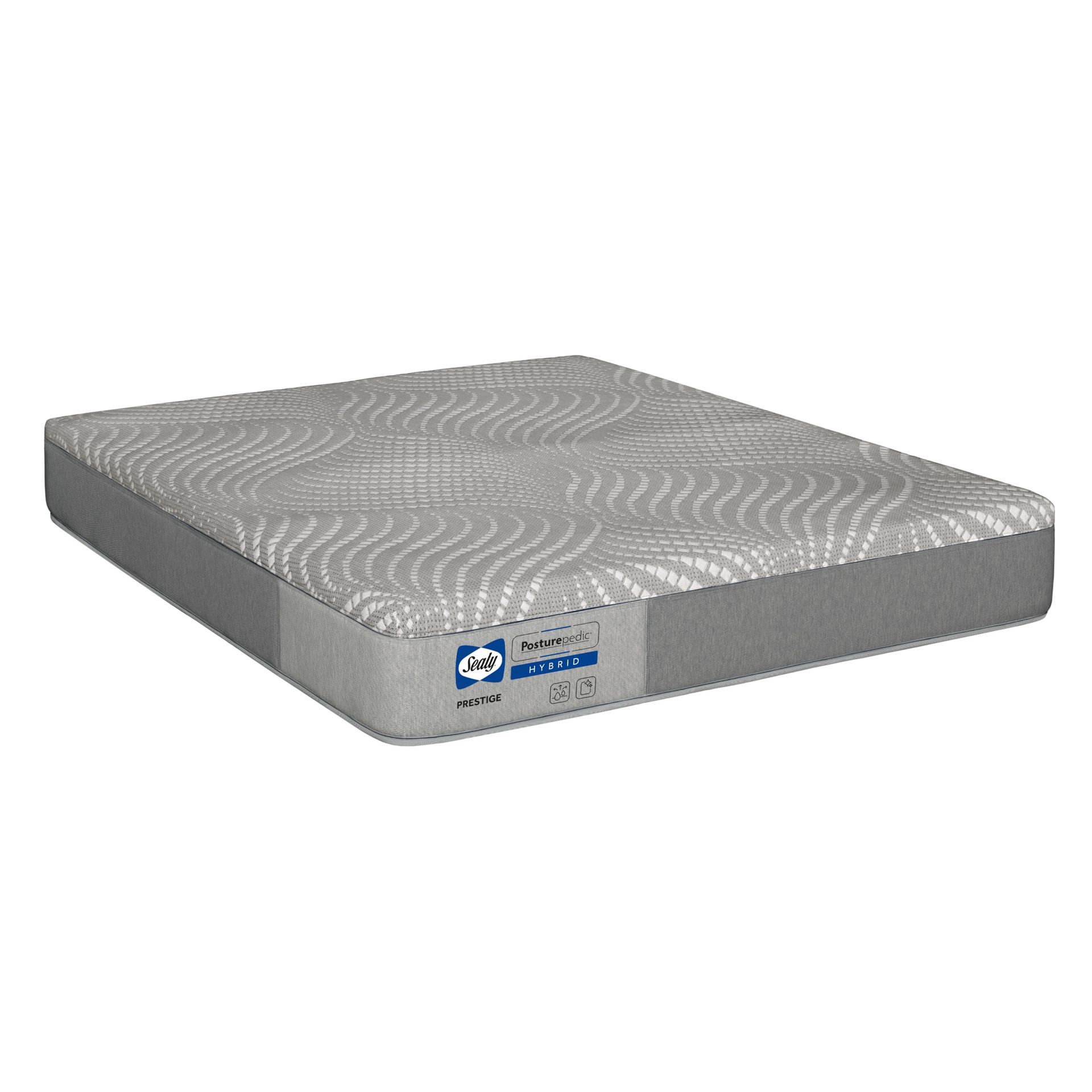 Materac Sealy Hybrid Prestige 200x200 kieszeniowy, średnio twardy H3