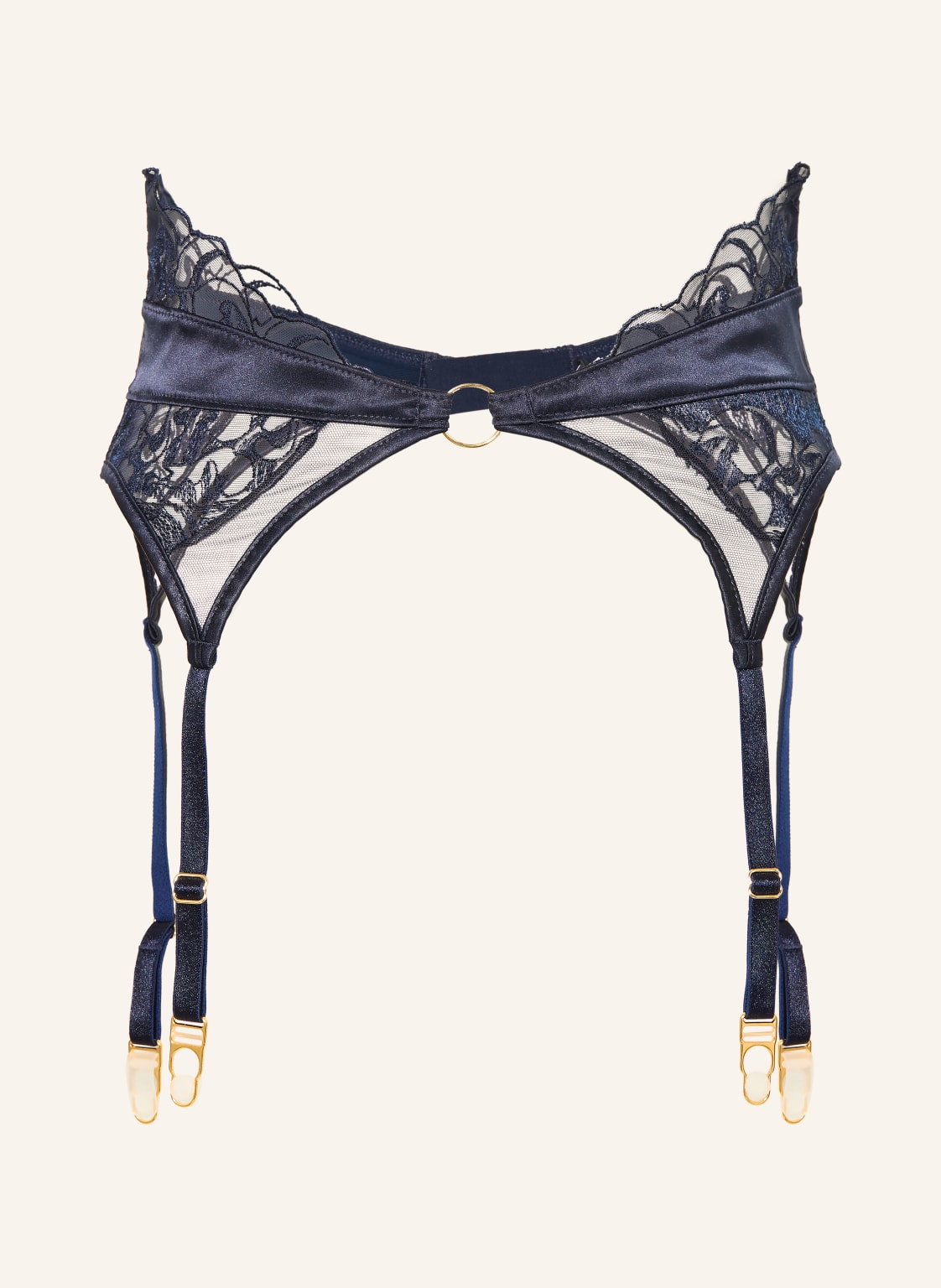 Aubade Podwiązki Satin Memories blau