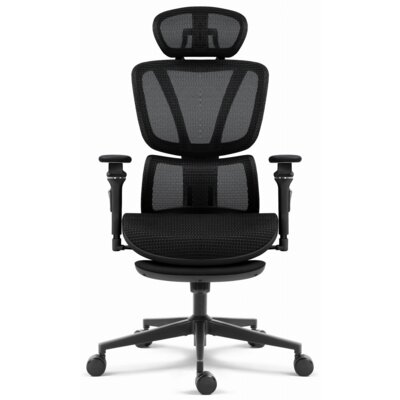 Fotel biurowy HELL'S CHAIR HC 1044 Czarny