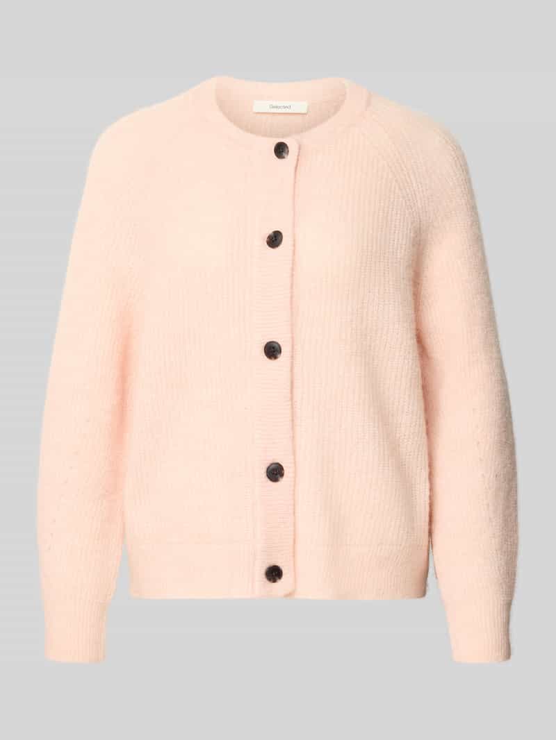 Kurtka o kroju regular fit z dzianiny z mieszanki wełny z dodatkiem wełny z alpaki model ‘LULU’