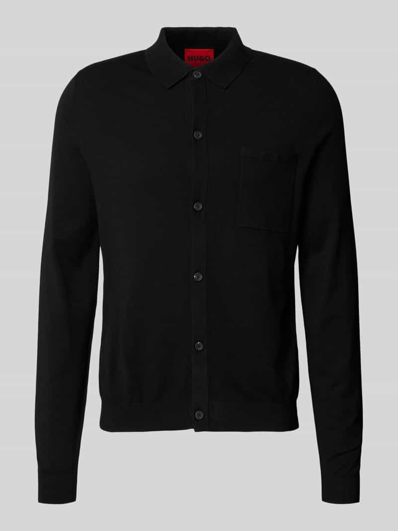 Kurtka z dzianiny o kroju regular fit z mieszanki wiskozy model ‘SAN JORDAN-CV’