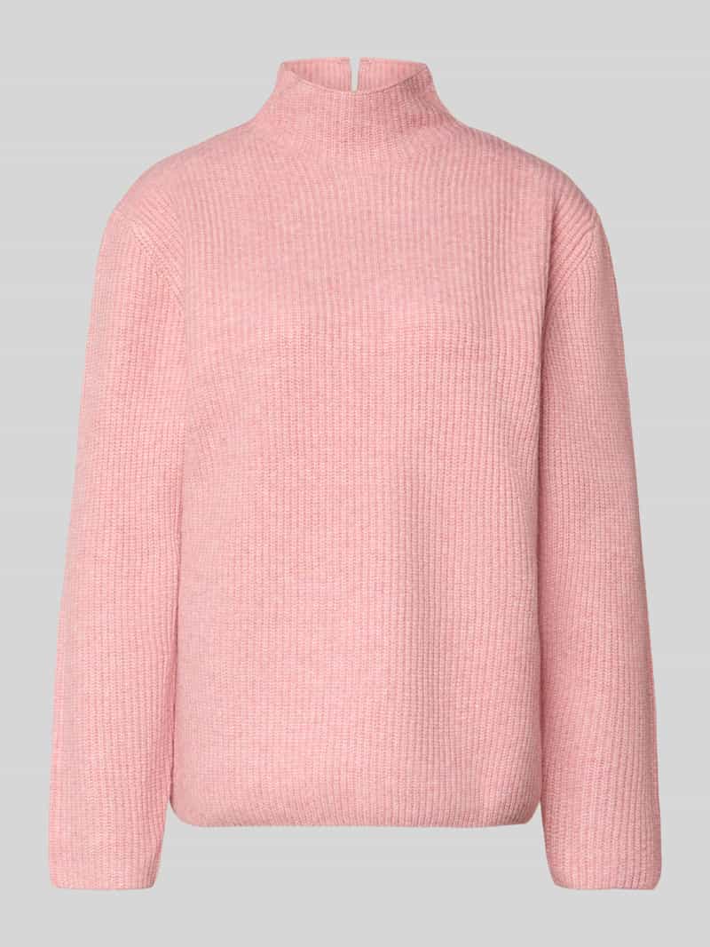 Sweter z dzianiny ze stójką