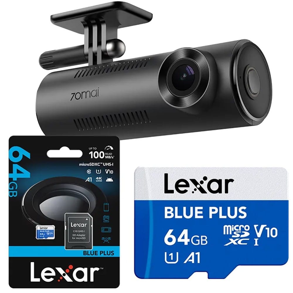 70Mai M310 Dash Cam Dark Gray + karta pamięci Lexar 64GB