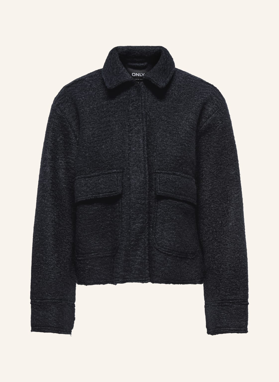 Only Kurtka Bouclé blau