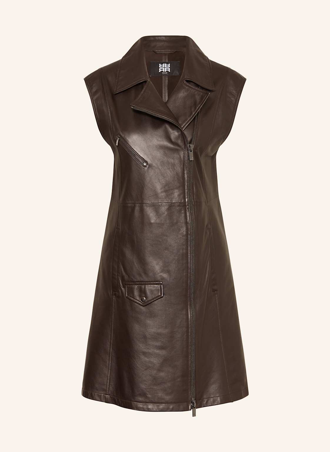 Riani Sukienka Skórzana braun