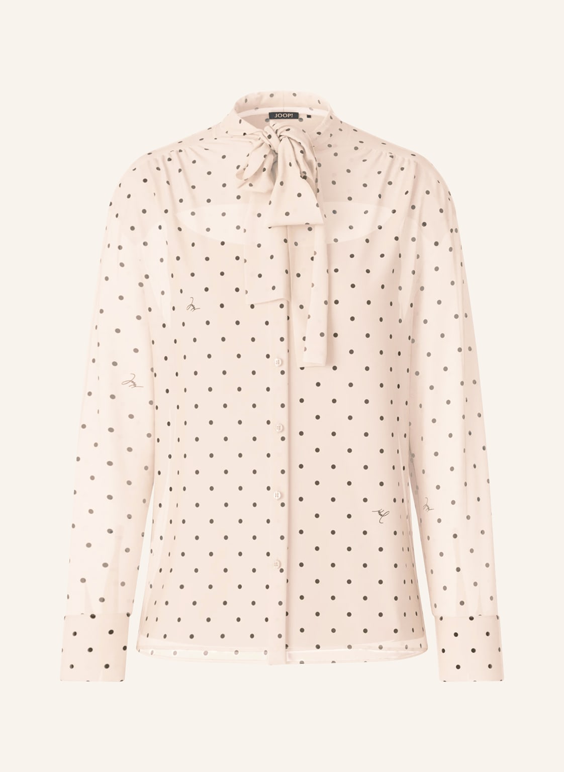 Joop! Bluzka Z Kołnierzykiem weiss
