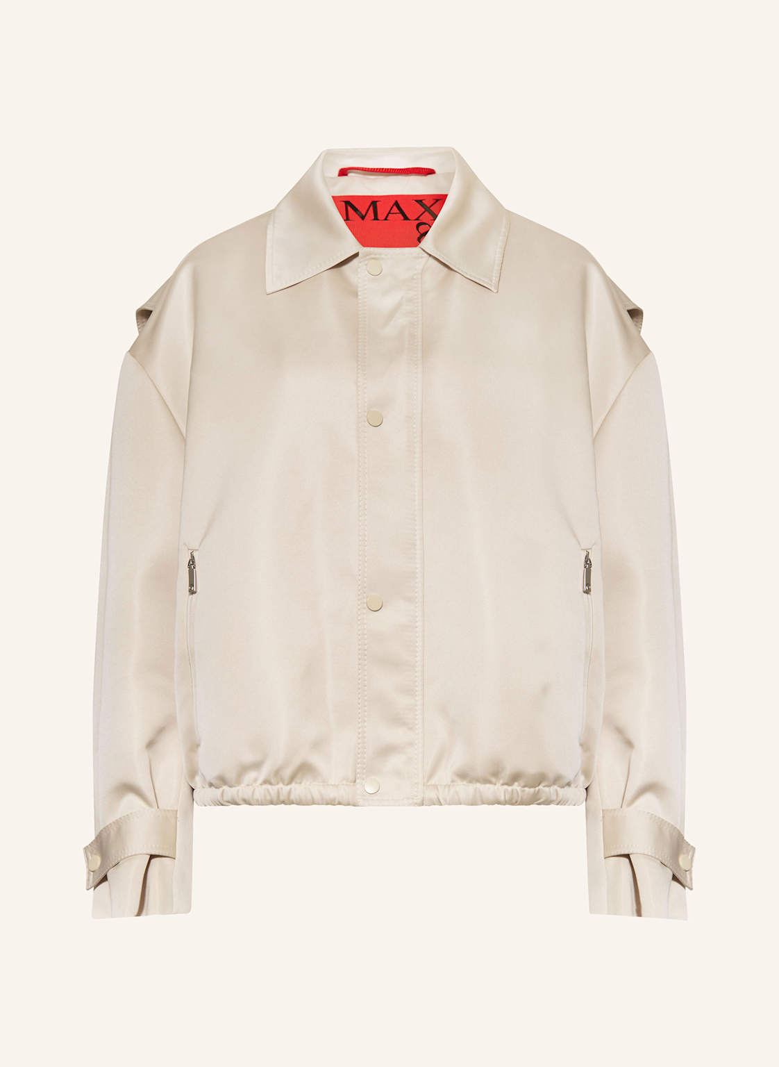 Max & Co. Bluzon Satynowy Mcocippo weiss