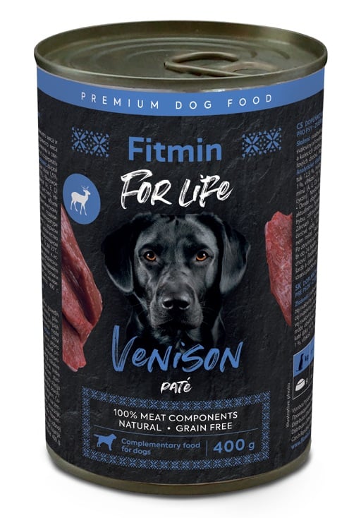 FITMIN For Life Venison Pate 400 g pasztet z dziczyzny dla psów