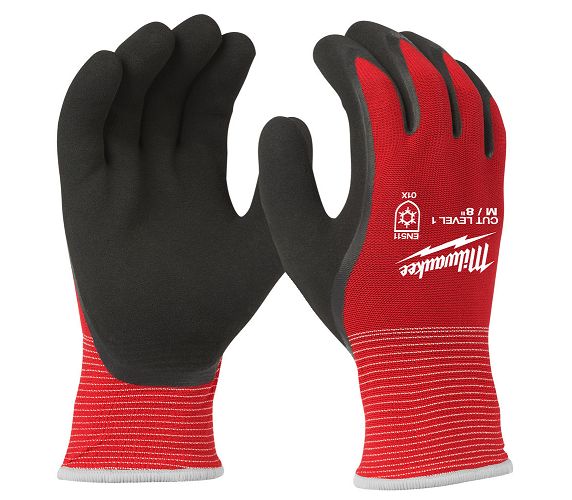 Milwaukee Rękawice odporne na przecięcia - zimowe - poz. 1 - rozm m/8