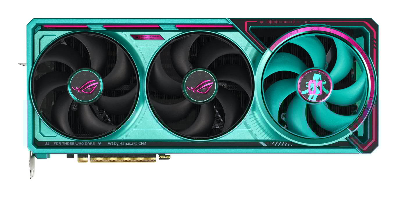 ASUS ROG-ASTRAL-RTX5080-O16G-HATSUNE-MIKU-EDITION NVIDIA GeForce RTX 5080 16GB GDDR7 90YV0LV9-M0NM00