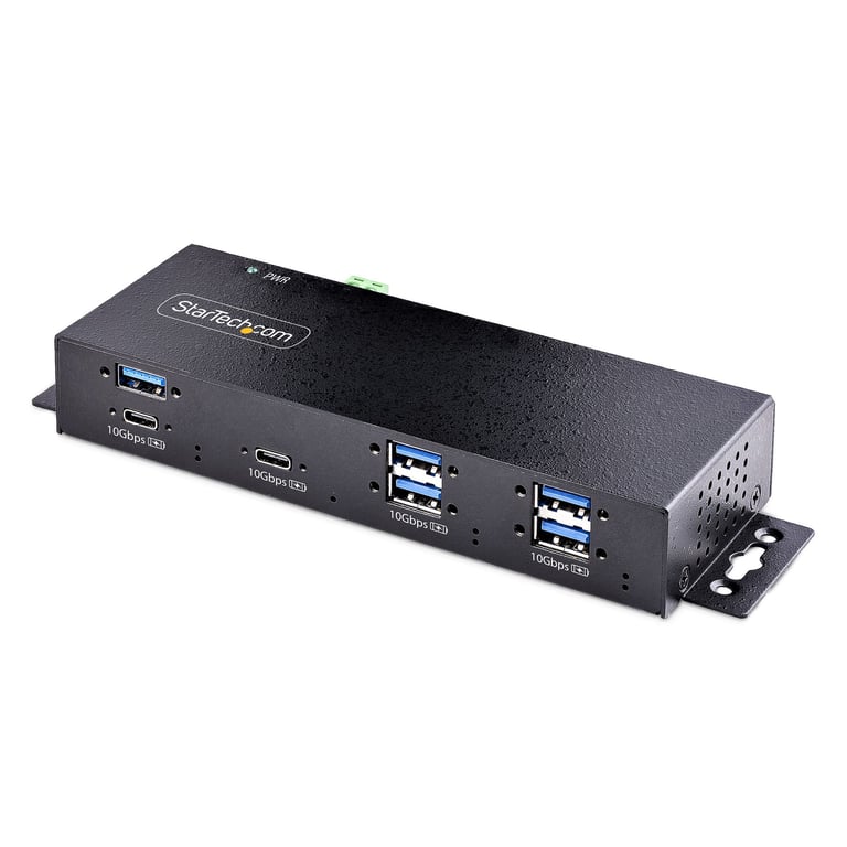 StarTech HB31C5A2CME huby i koncentratory USB 3.2 Gen 2 (3.1 Gen 2) Type-C 10000 Mbit/s Czarny