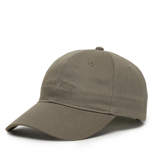 Czapka z daszkiem Calvin Klein Logo Embroidery Baseball Cap LV04D5003G Szary
