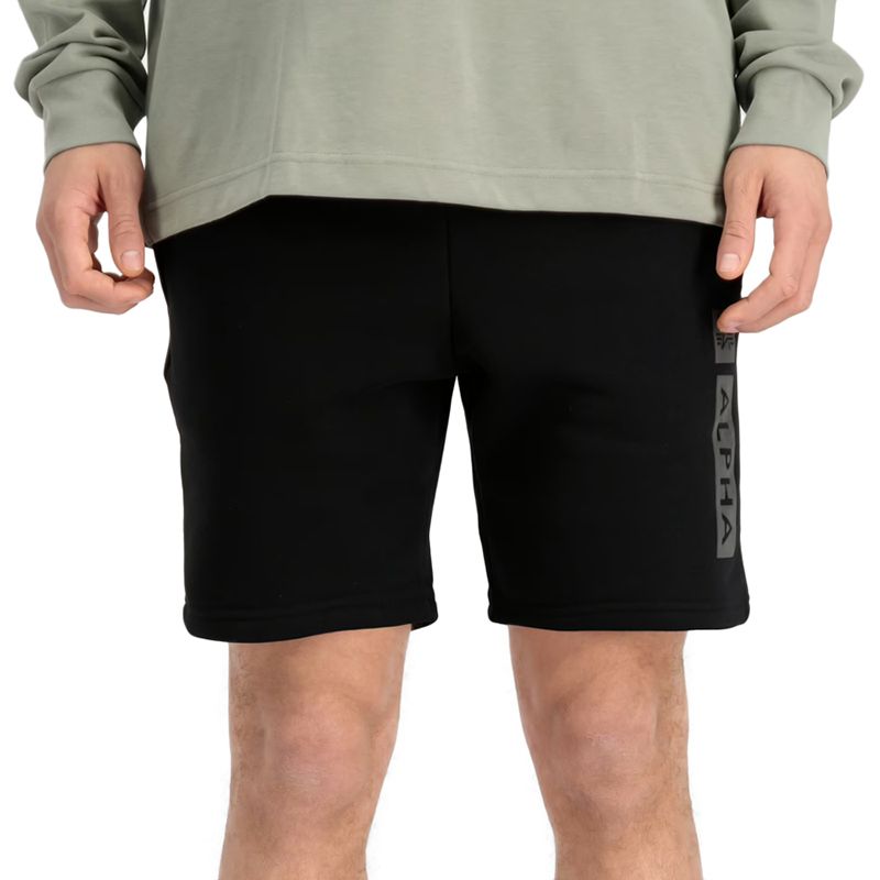 Spodenki męskie Alpha Industries Puff Print 14636503 - czarne