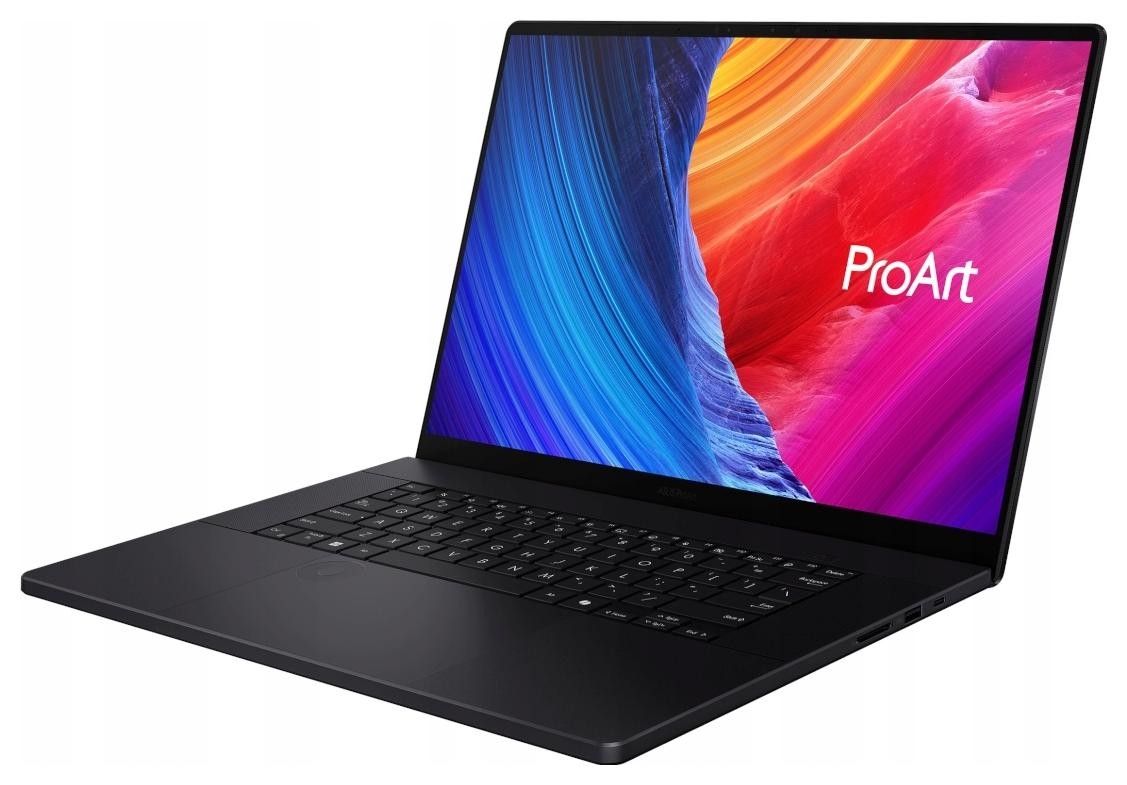 Asus ProArt P16 H7606WW-SE009X - Ryzen AI 9 HX 370 16'' OLED Dotyk 4K 120Hz 64GB 2TB Win11Pro AI RTX5080 Czarny 90NB17F1-M00160