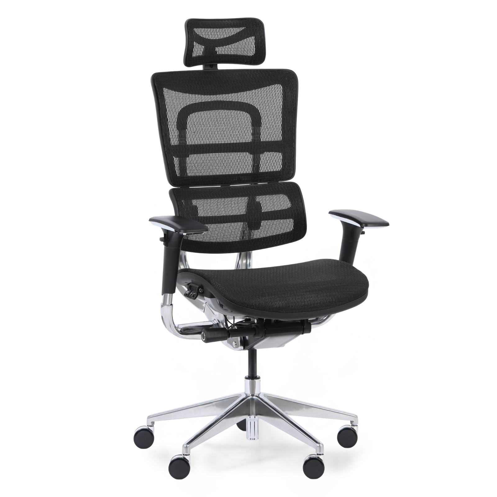 Krzesło biurowe wielofunkcyjne WINSTON SAA, czarny