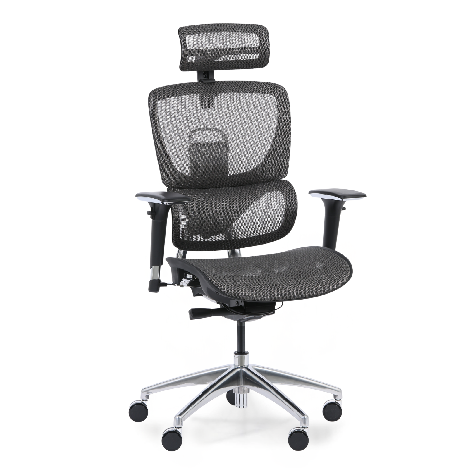 Krzesło biurowe wielofunkcyjne WINSTON SA, szary