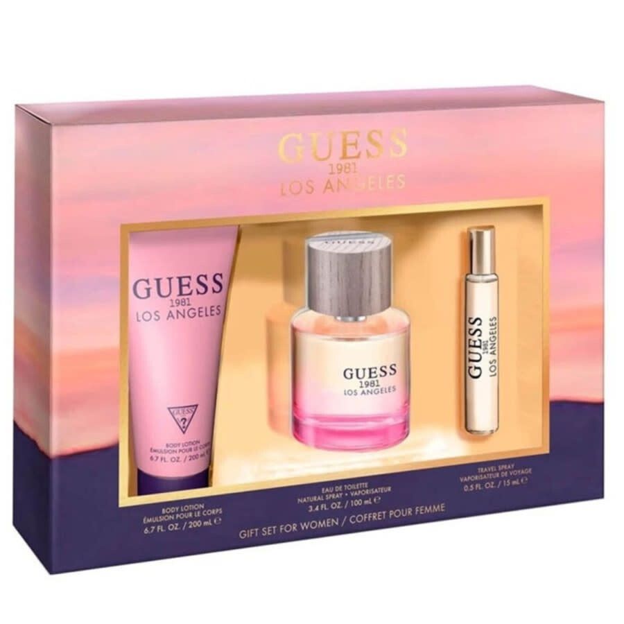 SET GUESS 1981 Los Angeles EDT spray 100ml + EDT spray 15ml + BODY LOTION 200ml
