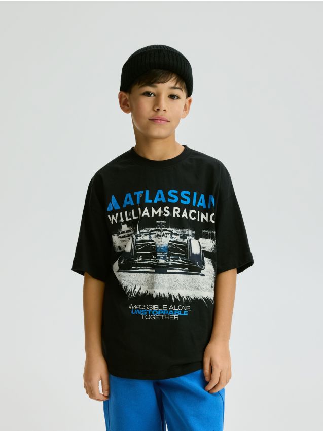 Reserved - T-shirt Team Williams Racing F1 - czarny