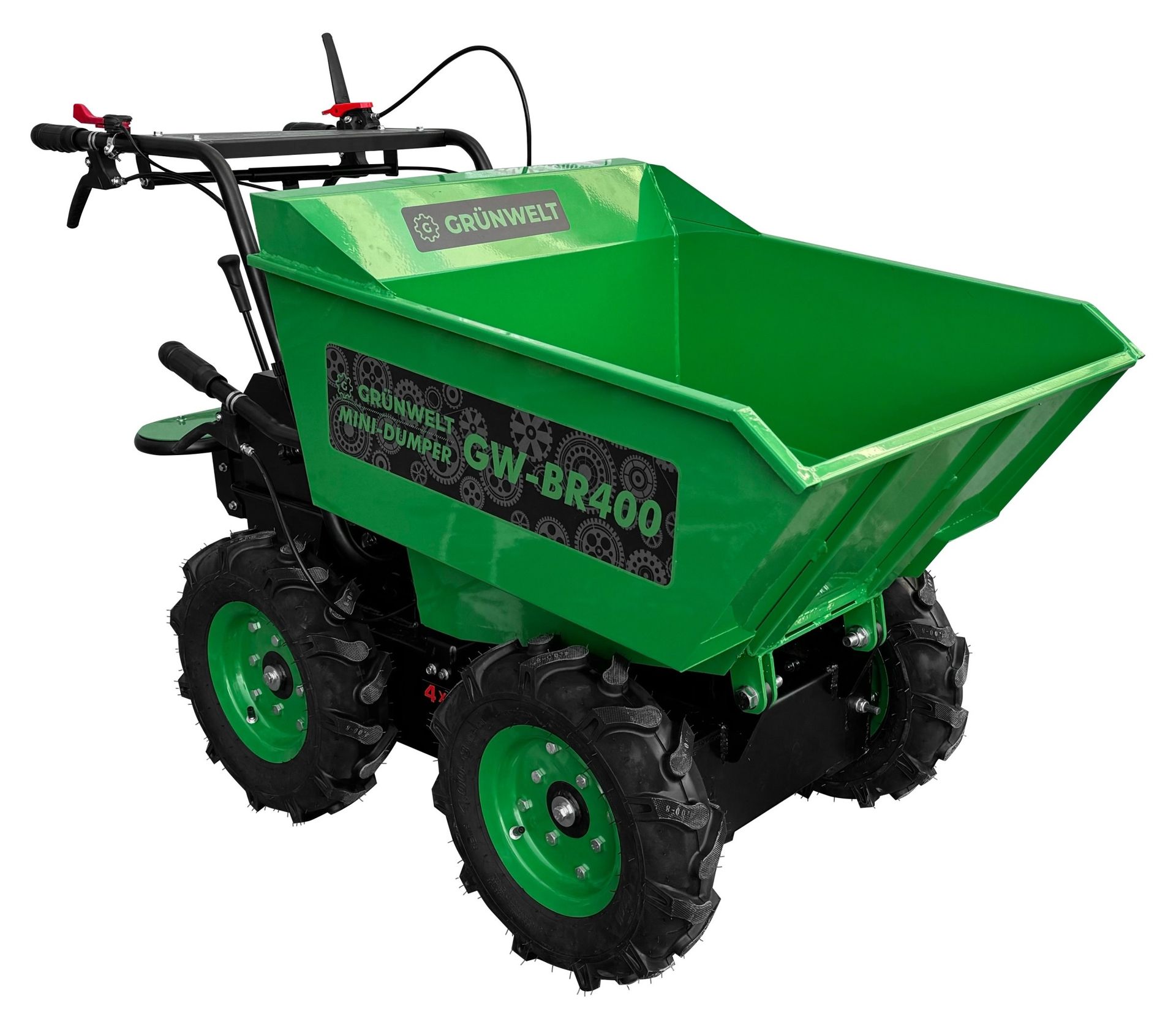 GRÜNWELT MASCHINEN Mini wywrotka - wozidło budowlane GW-BR400 7.0KM