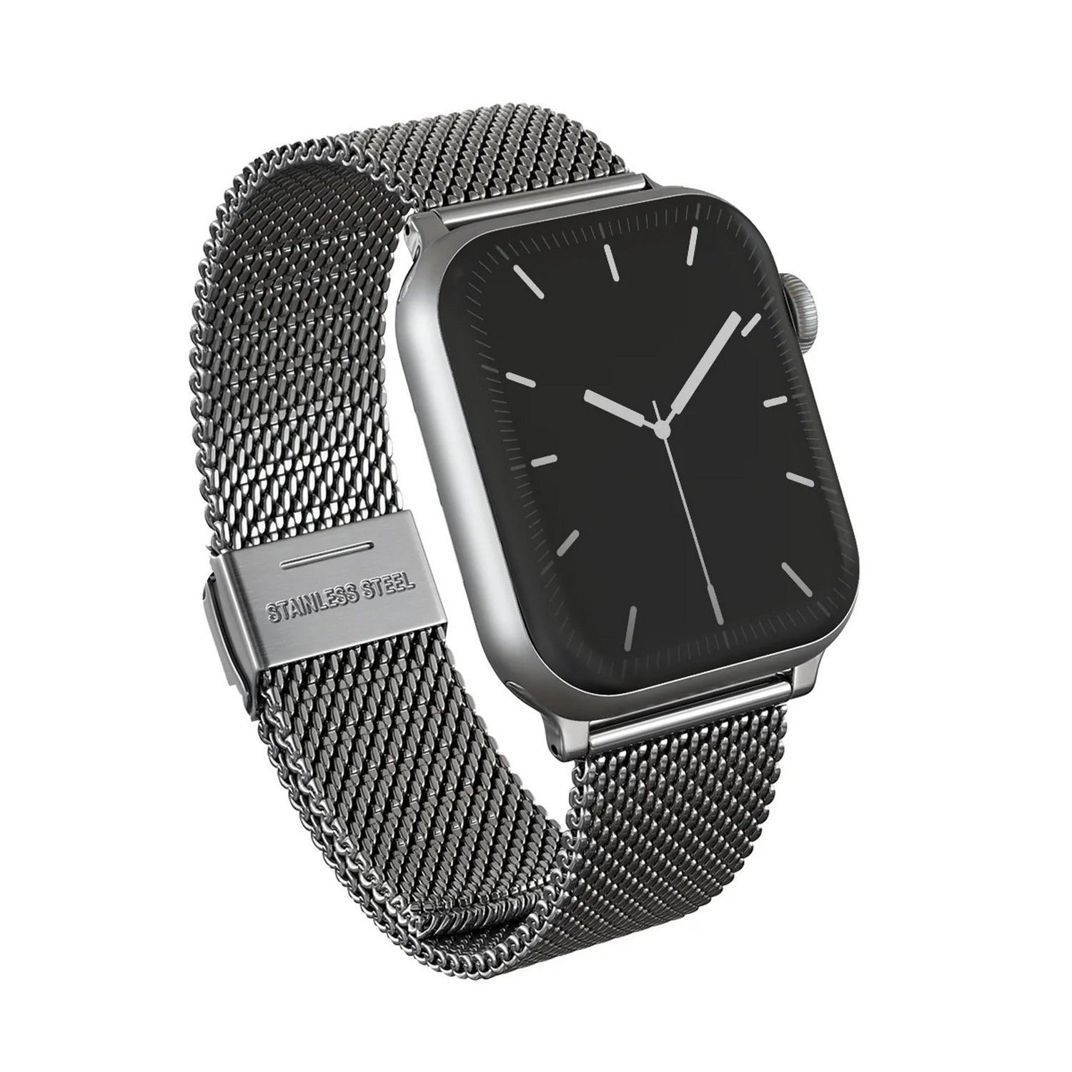 BURGA Metal Mesh Elegance do Apple Watch 38/40 mm silver