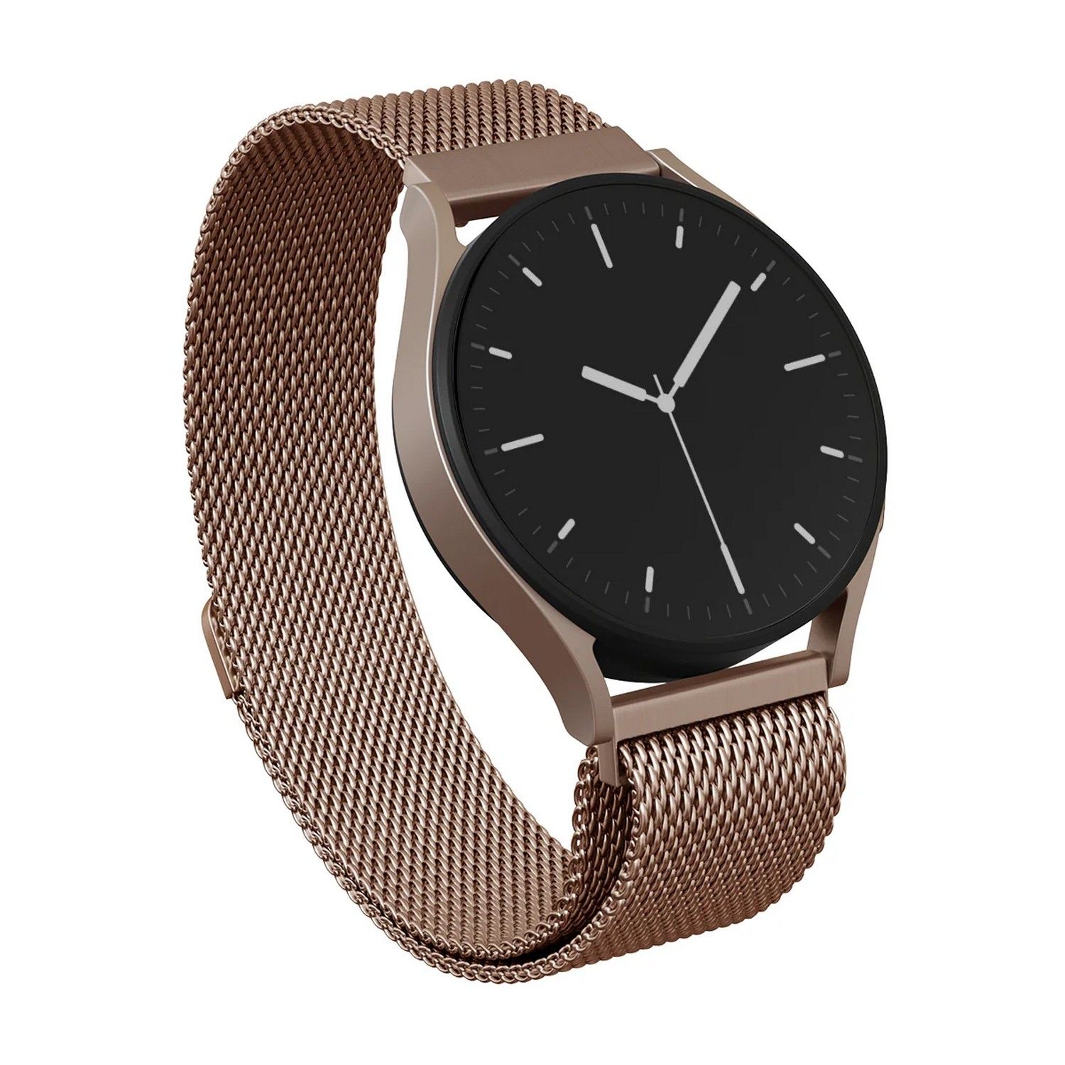 BURGA Metal Mesh Band uniwersalna do zegarka 20 mm rose gold