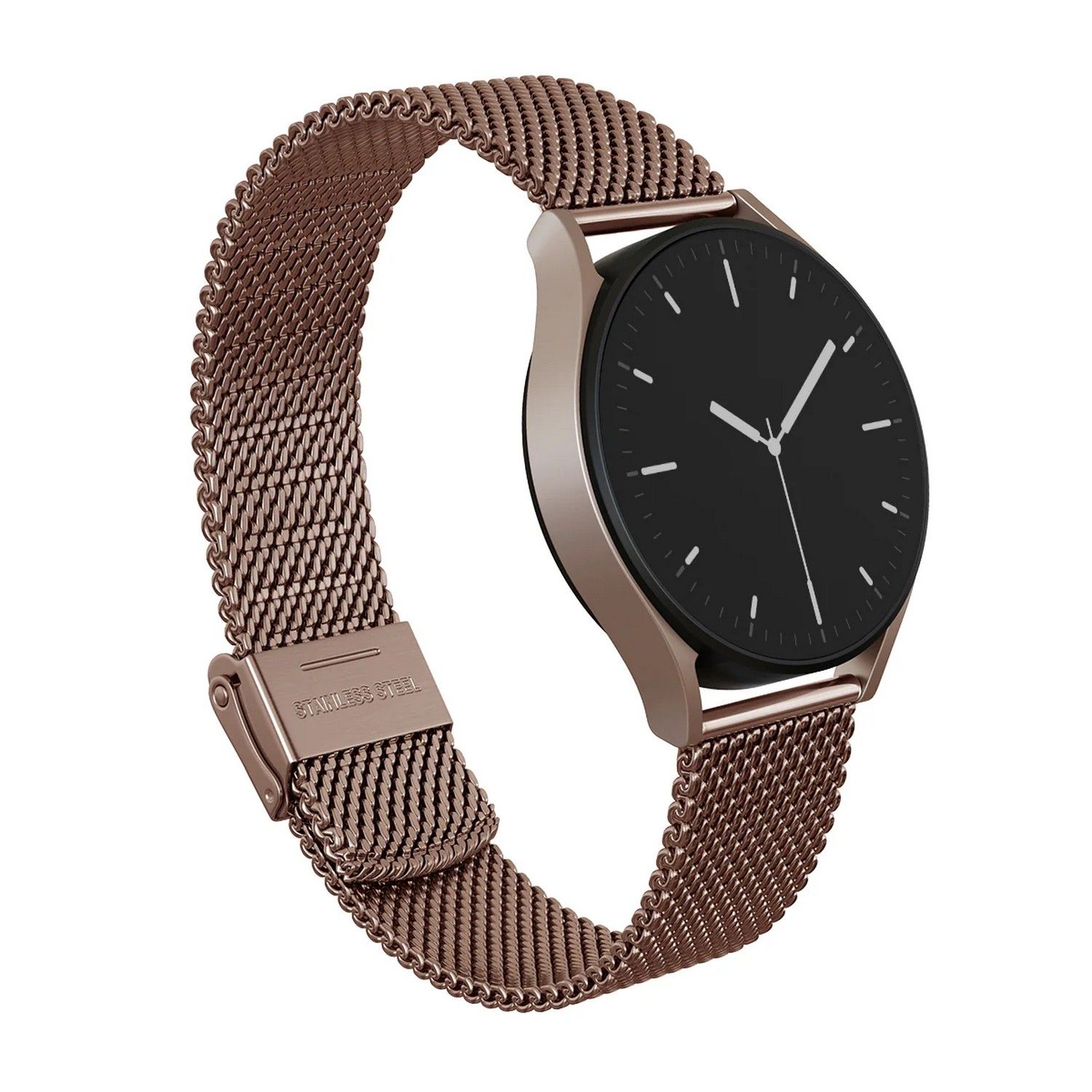 BURGA Metal Mesh Elegance uniwersalna do zegarka 22 mm rose gold