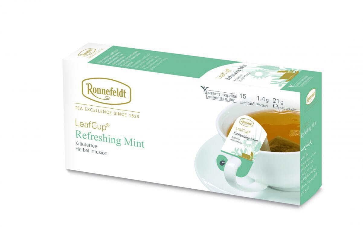 Ziołowa herbata Ronnefeldt Leaf Cup Refreshing Mint 15x1,2g