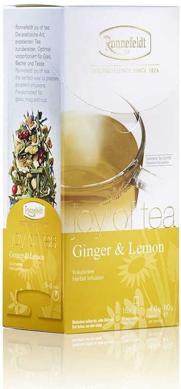 Ziołowa herbata Ronnefeldt Joy Of Tea Ginger & Lemon 15x4g