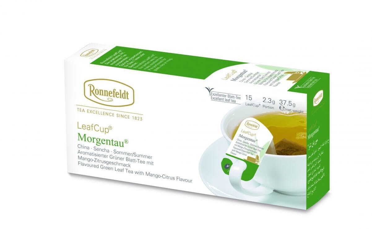 Zielona herbata Ronnefeldt Leaf Cup Morgentau® 15x2,5g