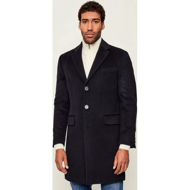 Oscar Jacobson Wełniany płaszcz Sylar z dodatkiem kaszmiru