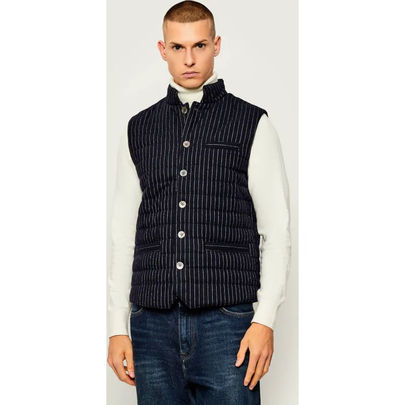 Stenströms Wełniany bezrękawnik Slim Fit