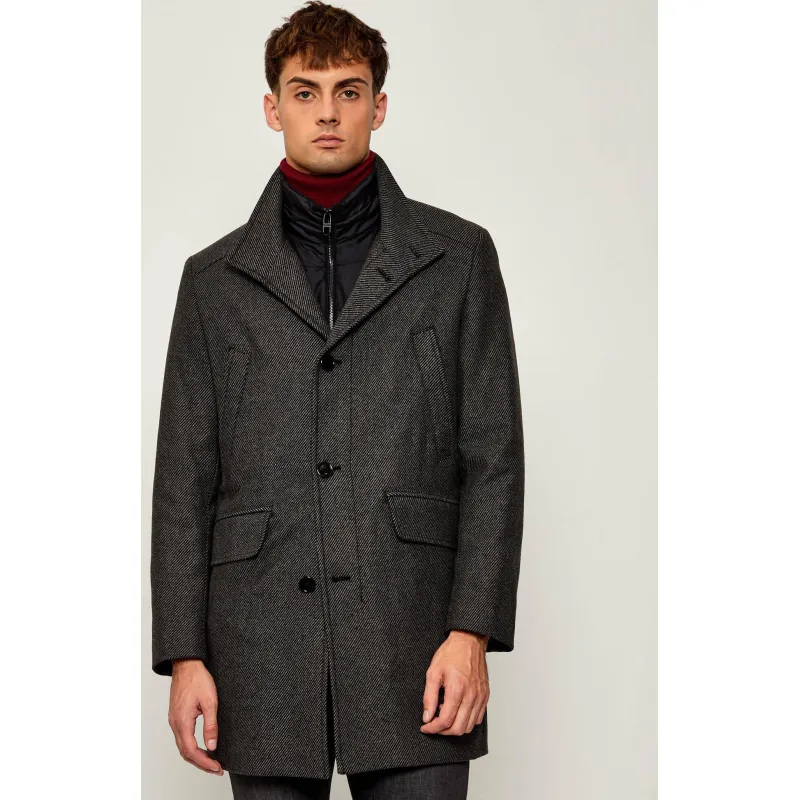 Hechter Paris Wełniany płaszcz 2w1