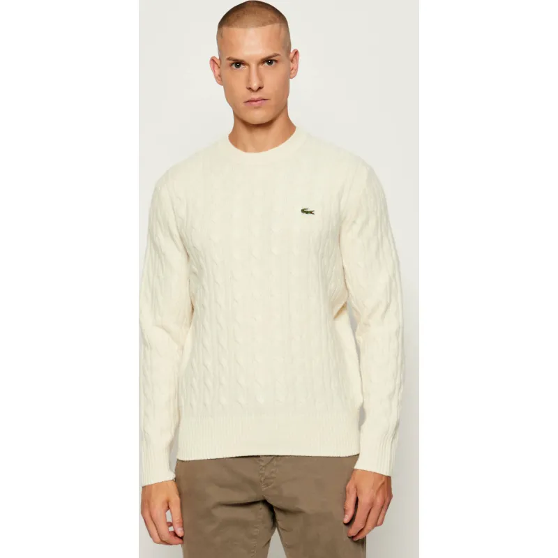 Lacoste Wełniany sweter | Classic fit