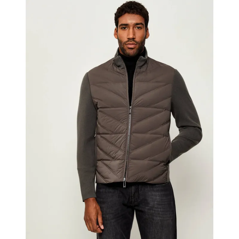 Emporio Armani Puchowa kurtka | Slim Fit | z dodatkiem wełny