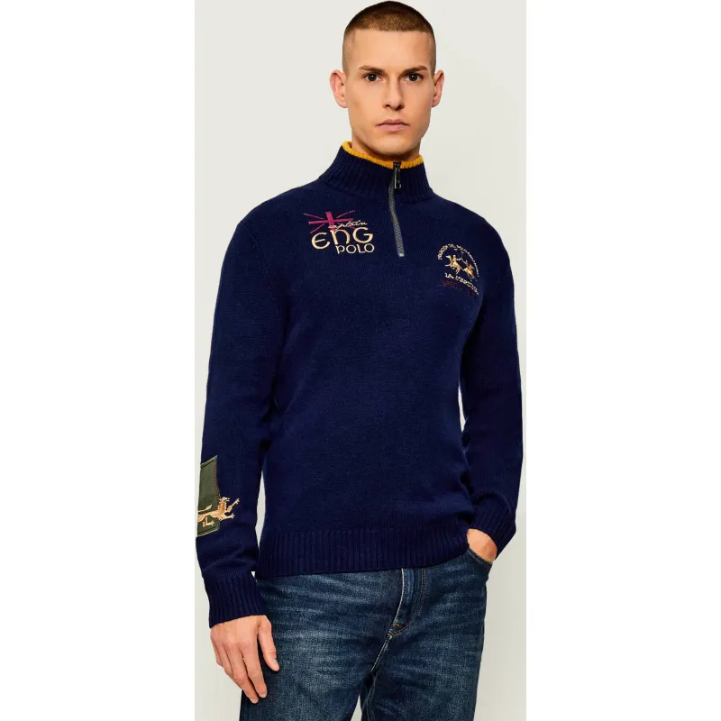 La Martina Wełniany sweter | Regular Fit