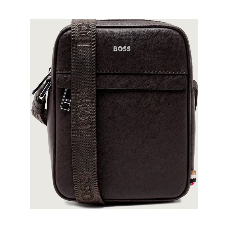 BOSS BLACK Skórzana reporterka Zair_NS