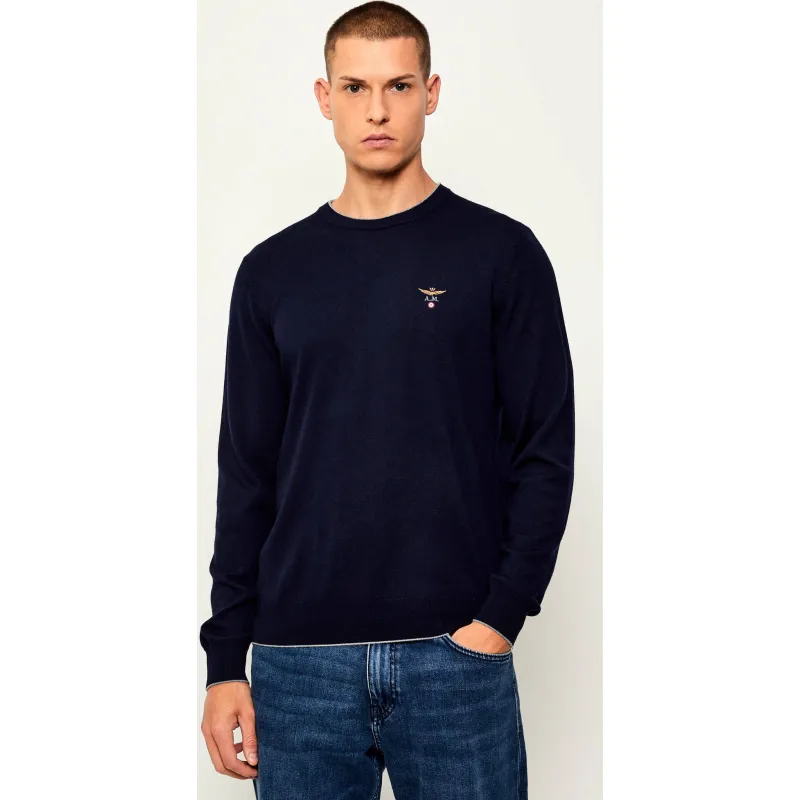 Aeronautica Militare Wełniany sweter | Regular Fit