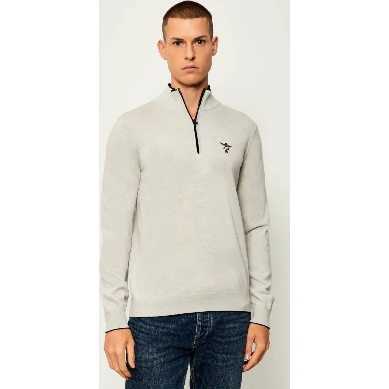 Aeronautica Militare Wełniany sweter | Regular Fit