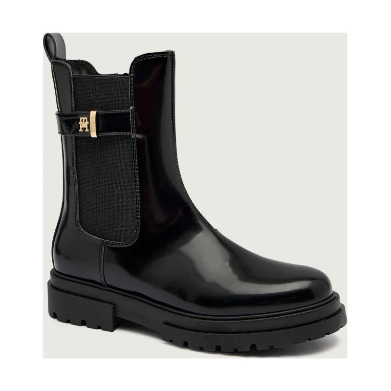 Tommy Hilfiger Botki CHELSEA | z dodatkiem skóry