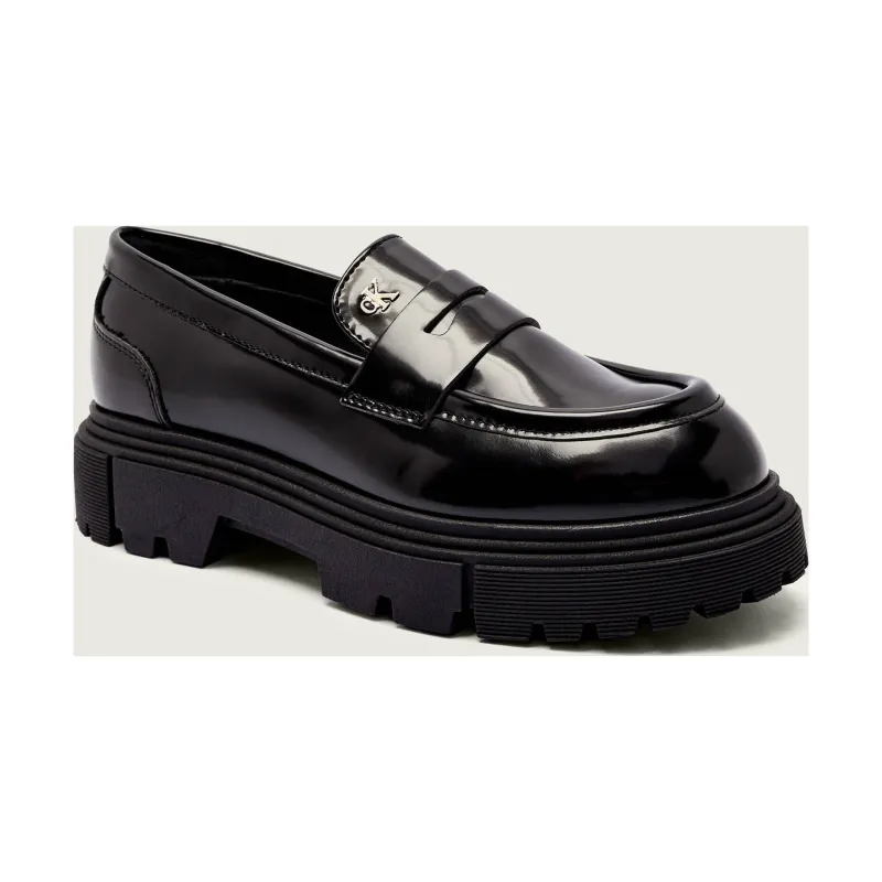 Calvin Klein Jeans Loafersy | z dodatkiem skóry