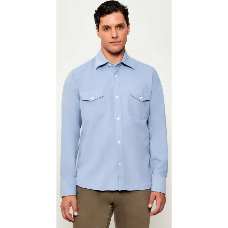 Oscar Jacobson Sztruksowa koszula | Straight fit