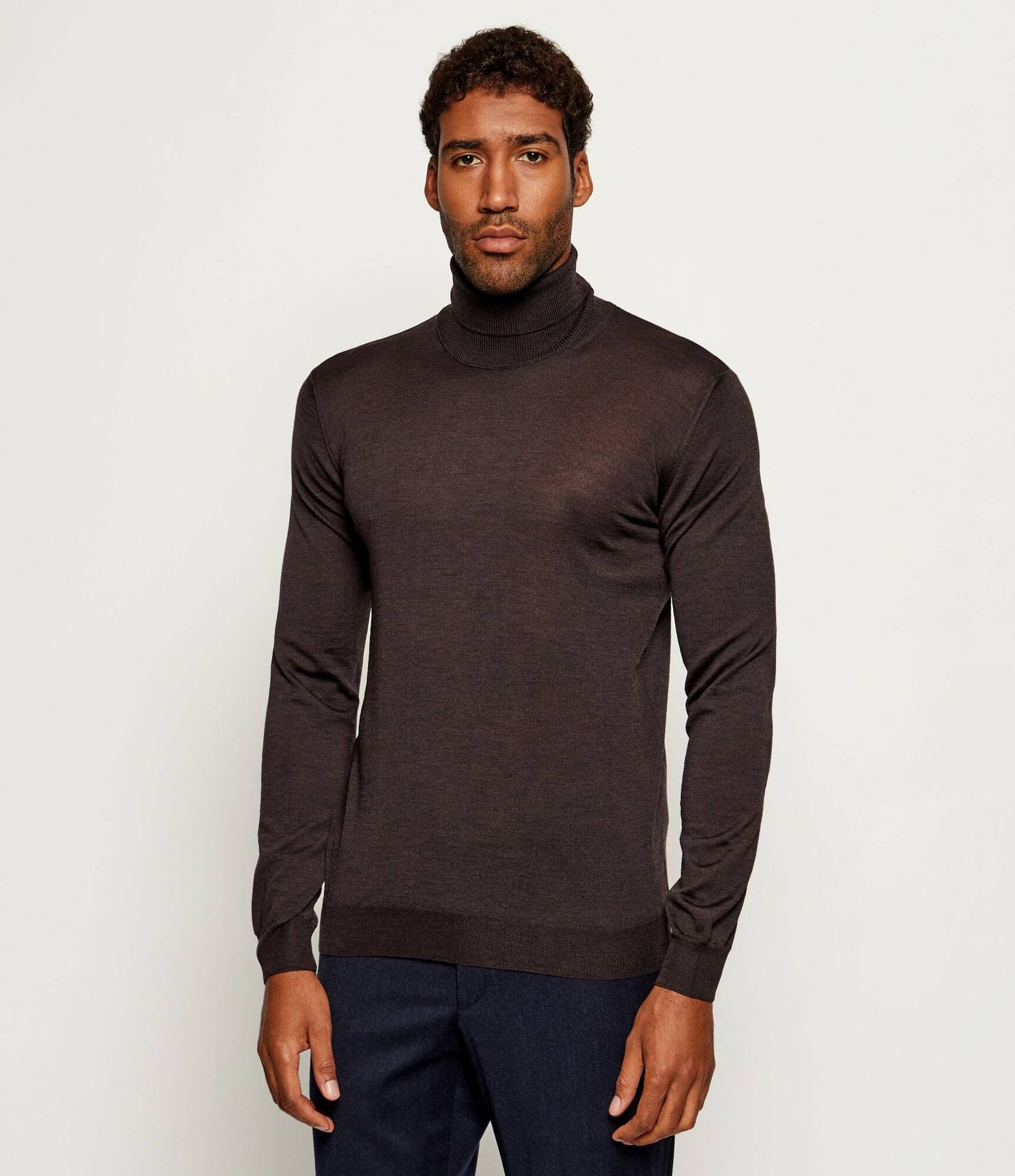 Oscar Jacobson Wełniany golf Marcel Regular Fit