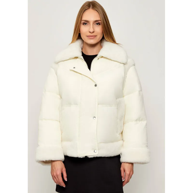 BOSS ORANGE Kurtka C_Pajuna | Regular Fit | shearling
