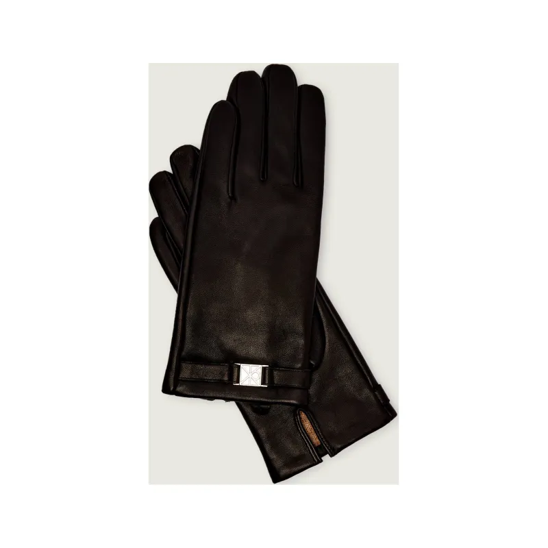 Calvin Klein Skórzane rękawiczki