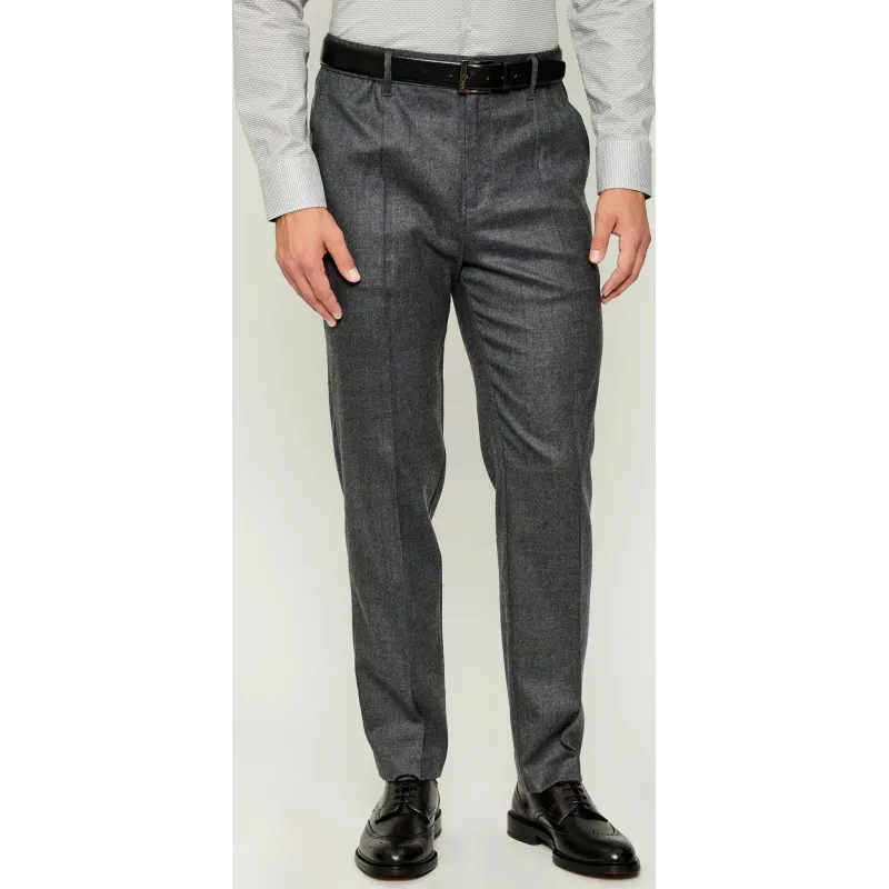 Emporio Armani Wełniane spodnie | Regular Fit