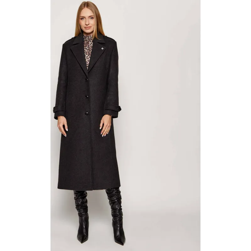 HUGO Płaszcz Milehe | z dodatkiem wełny